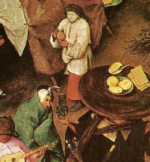 Pieter Bruegel detalj fran fastlagens strid med fastan